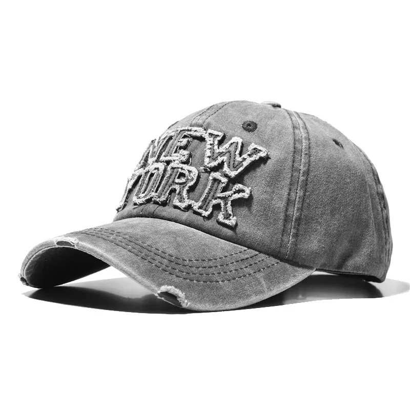 Embroidery Vintage Unisex Baseball Cap - Image 1