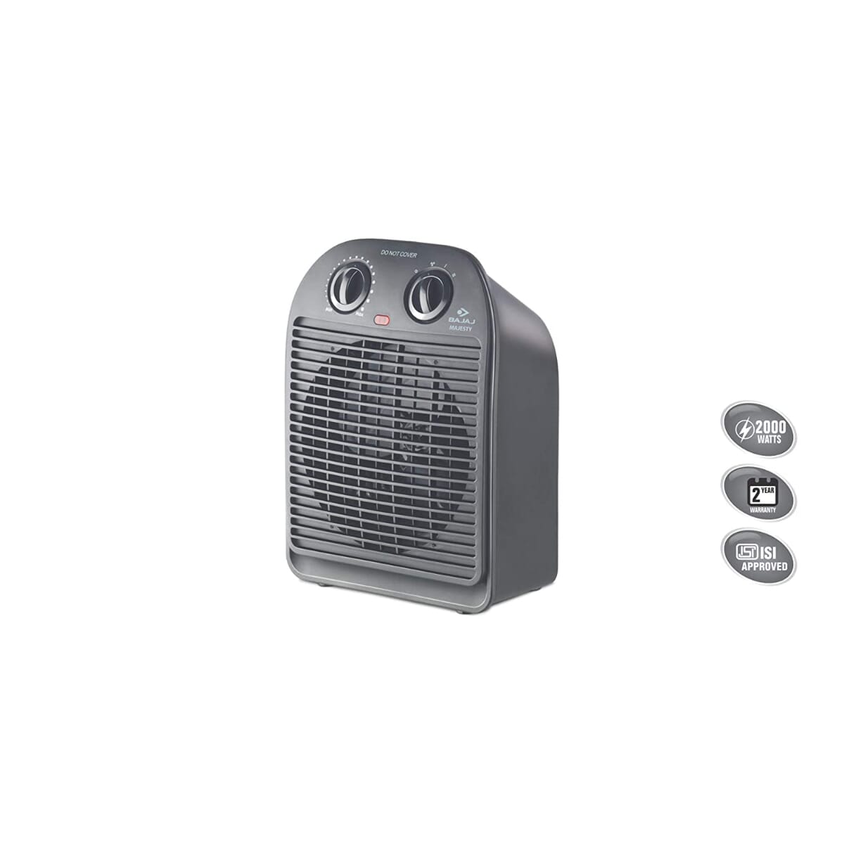 Black Bajaj Majesty Rfx2 Room Heater 2000 Watt