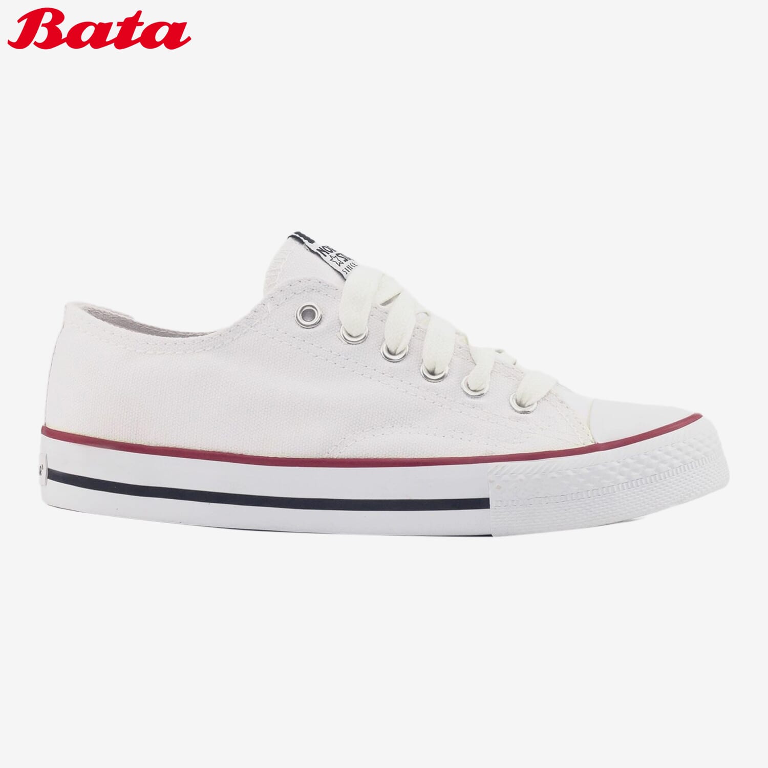 BATA Northstar Unisex White School / Casual Sneakers 8891192