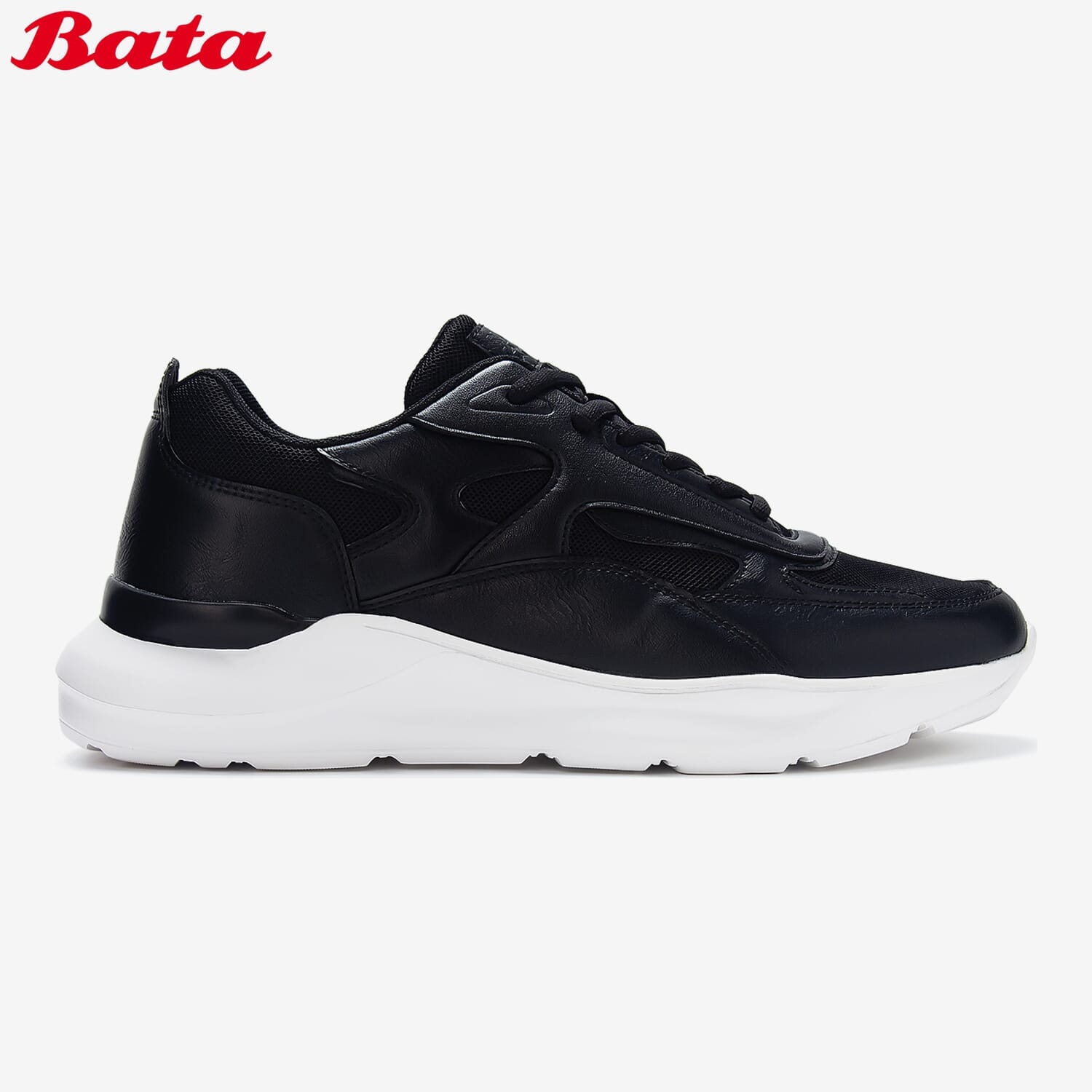 BATA North Star Unisex Black Sneakers 8206001