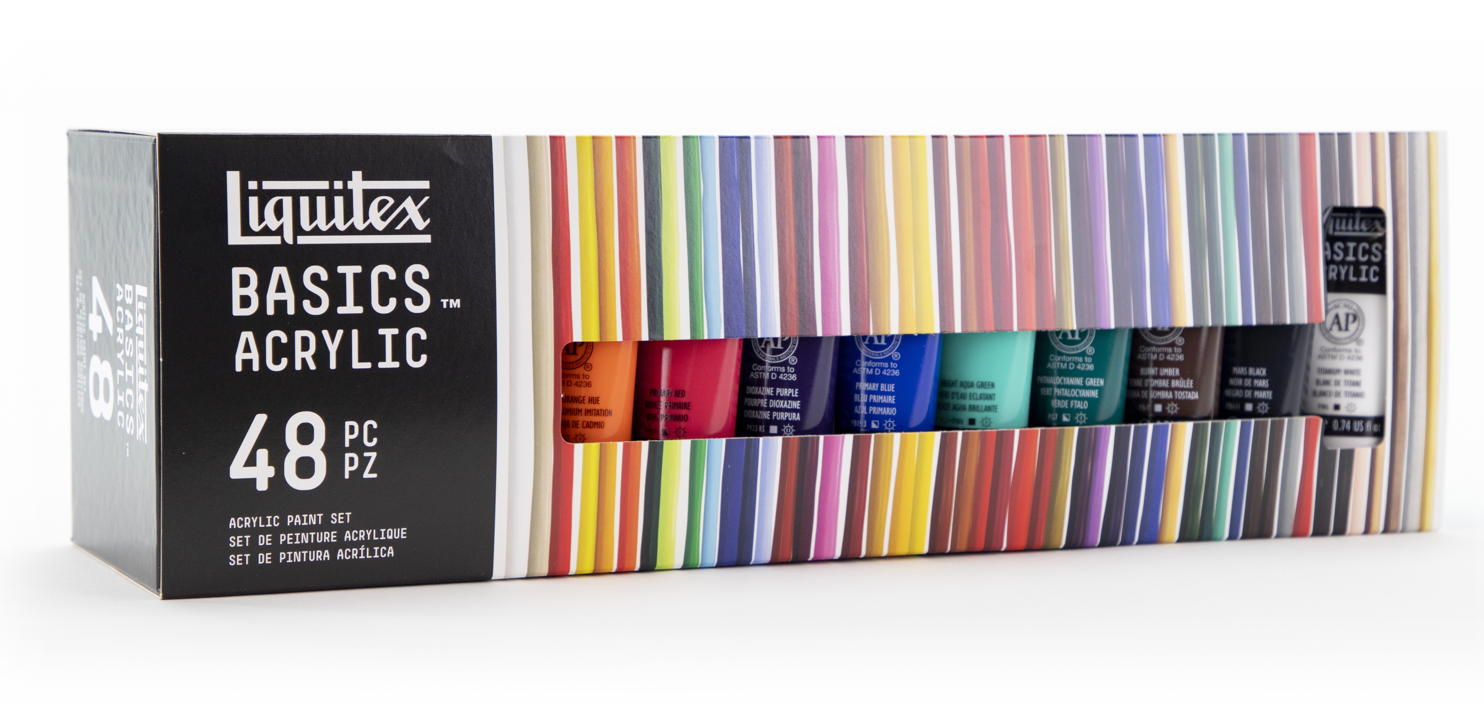 Liquitex Basics Acrylic Paint Set: 48 Colors