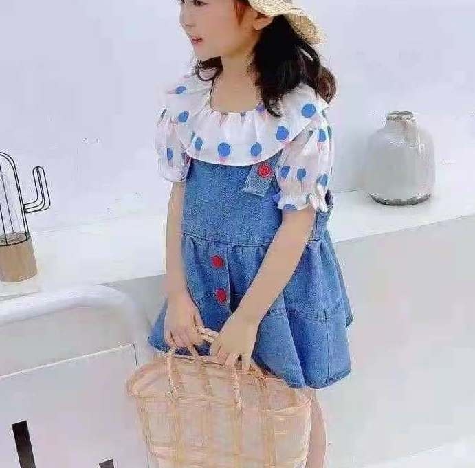 Baby girl hotsell jean skirt overall