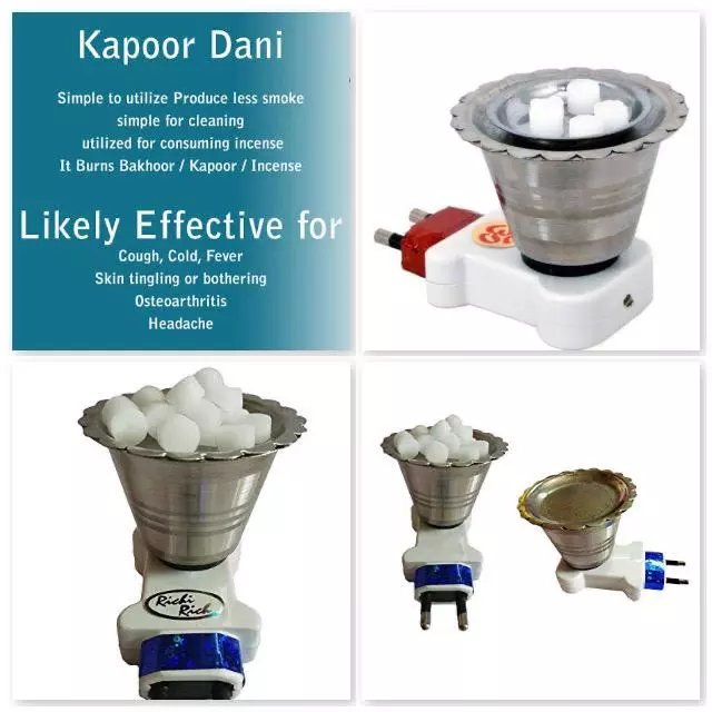Kapur Dani Electrical Camphor Diffuser Ceramic Kapoor Dhani & Essential ...