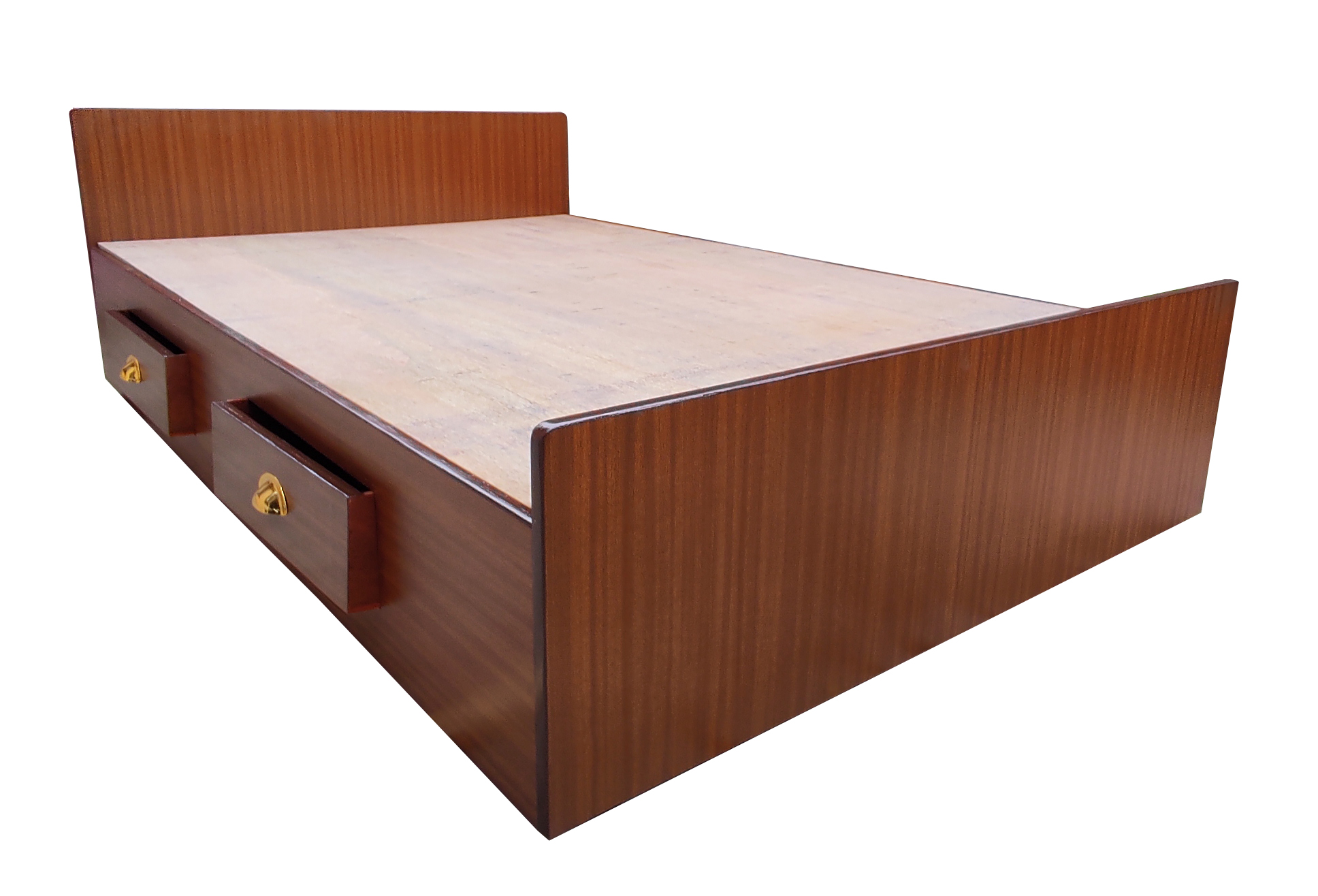 SB Furniture Benesia Bed Lindberg Oak 193x208x90cm 