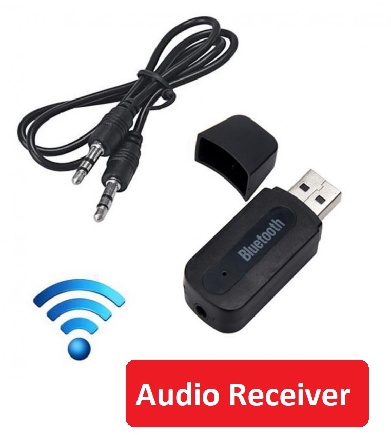 Wireless USB Mini Bluetooth Aux Stereo Audio Music Car Adapter Receiver  3.5mm