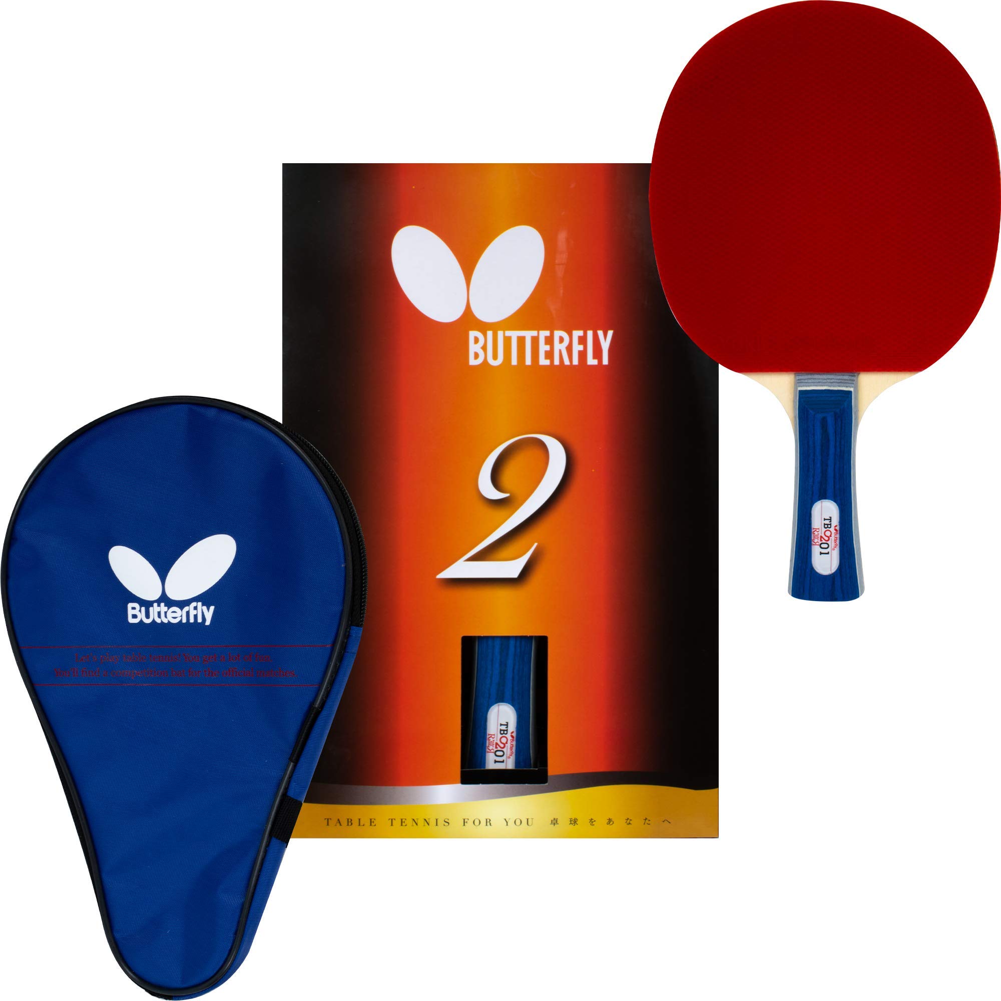 Butterfly Table Tennis Bat Ping Pong Bat Racket TBC202