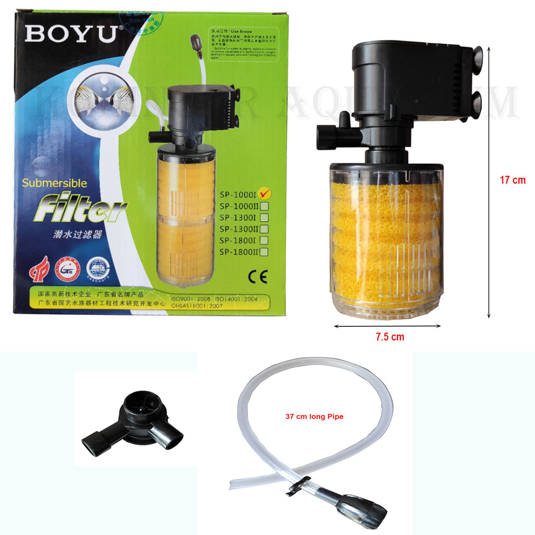 boyu aquarium filter