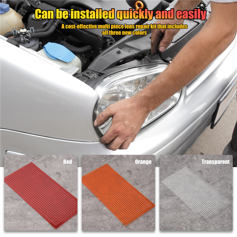 Auto Lens Repair Kit Car Lights Crack Repair Film Multi-Pack Headlight