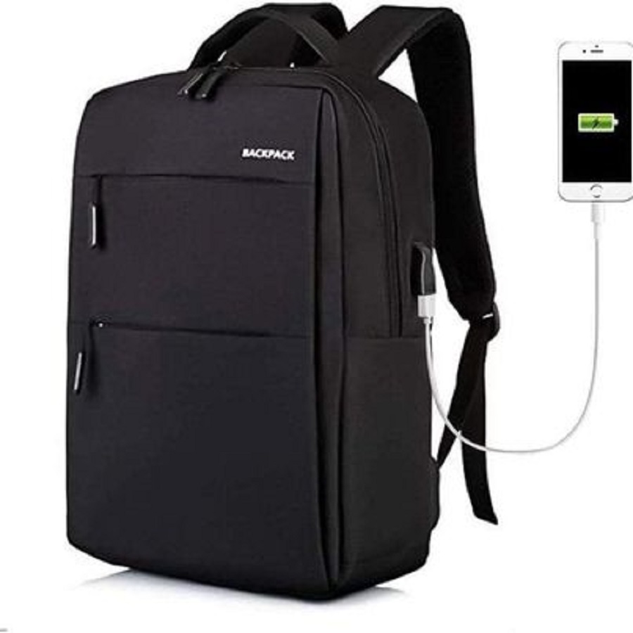Laptop Backpack Bag with USB Charging Port for Unisex