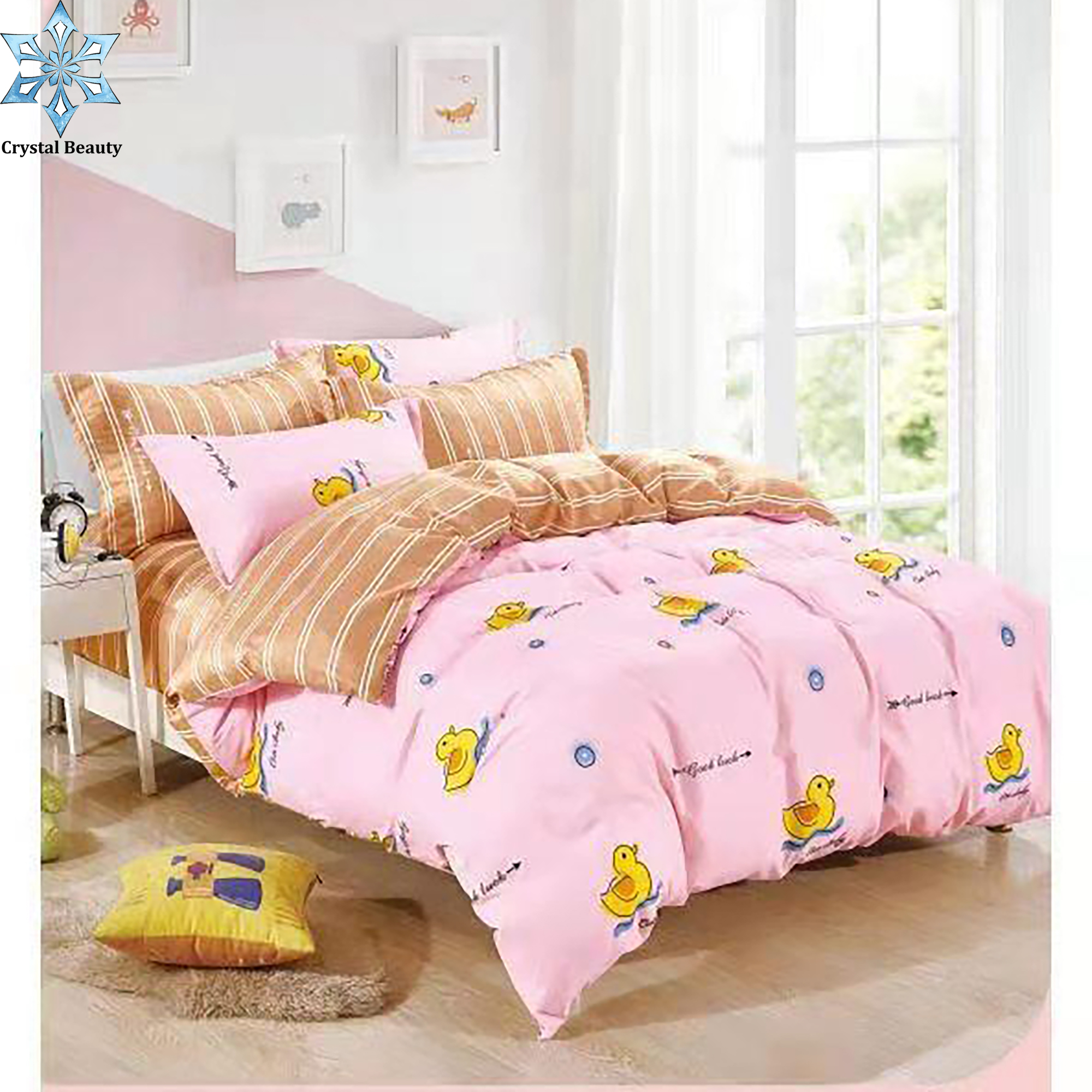 Exclusive Single French Cotton Bed Sheets(Best Quality) With Two Pillow Covers For Comfort Bedding-950
