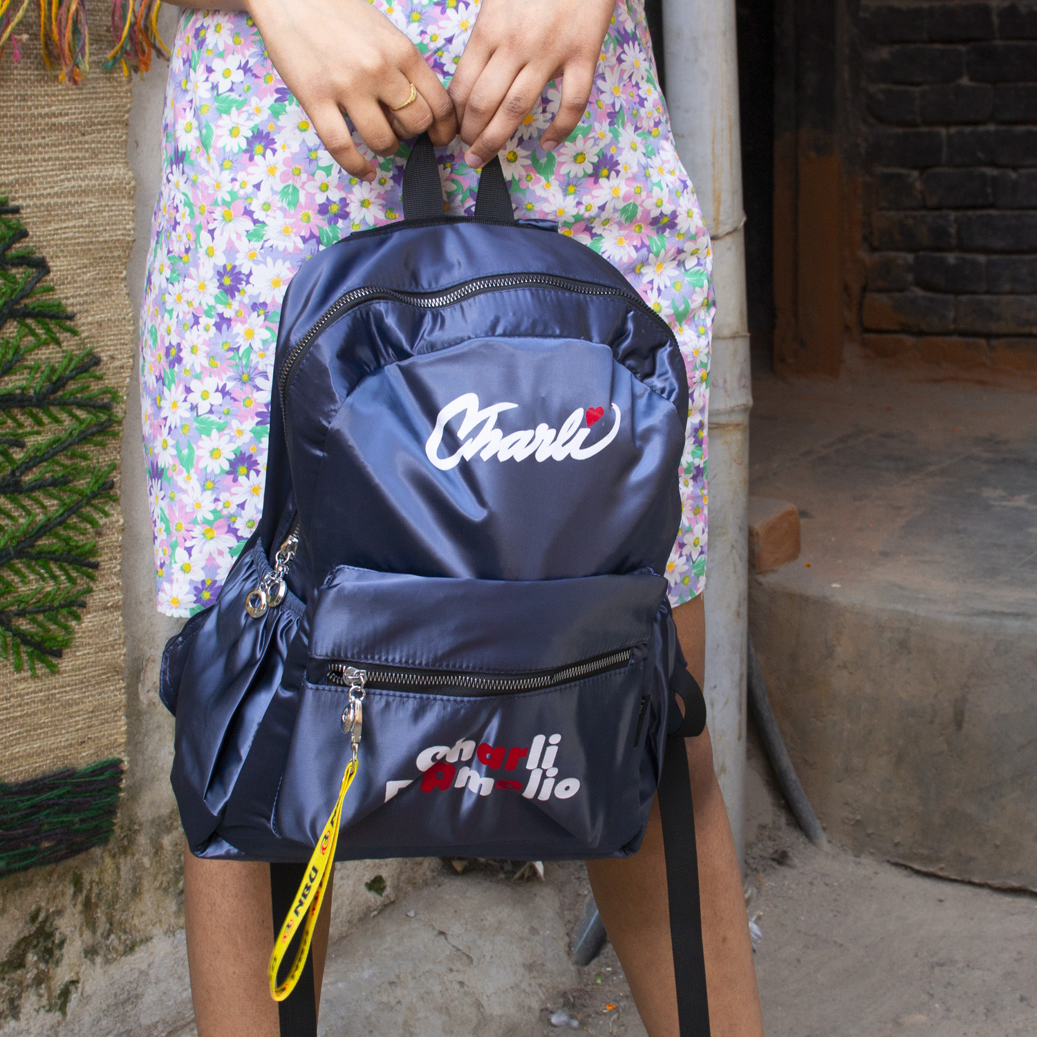 Korean Style Shoulder Women School/College Waterproof Nylon Casual Backpack By Bajrang