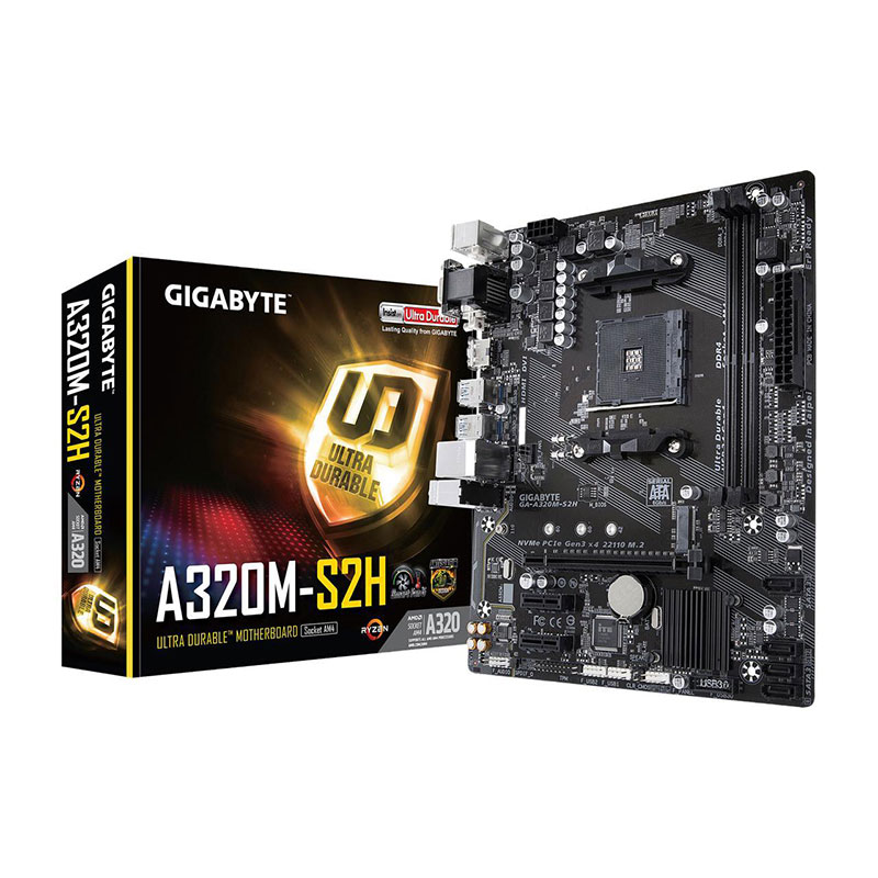 GIGABYTE GAA320MS2H Micro ATX AMD Motherboard