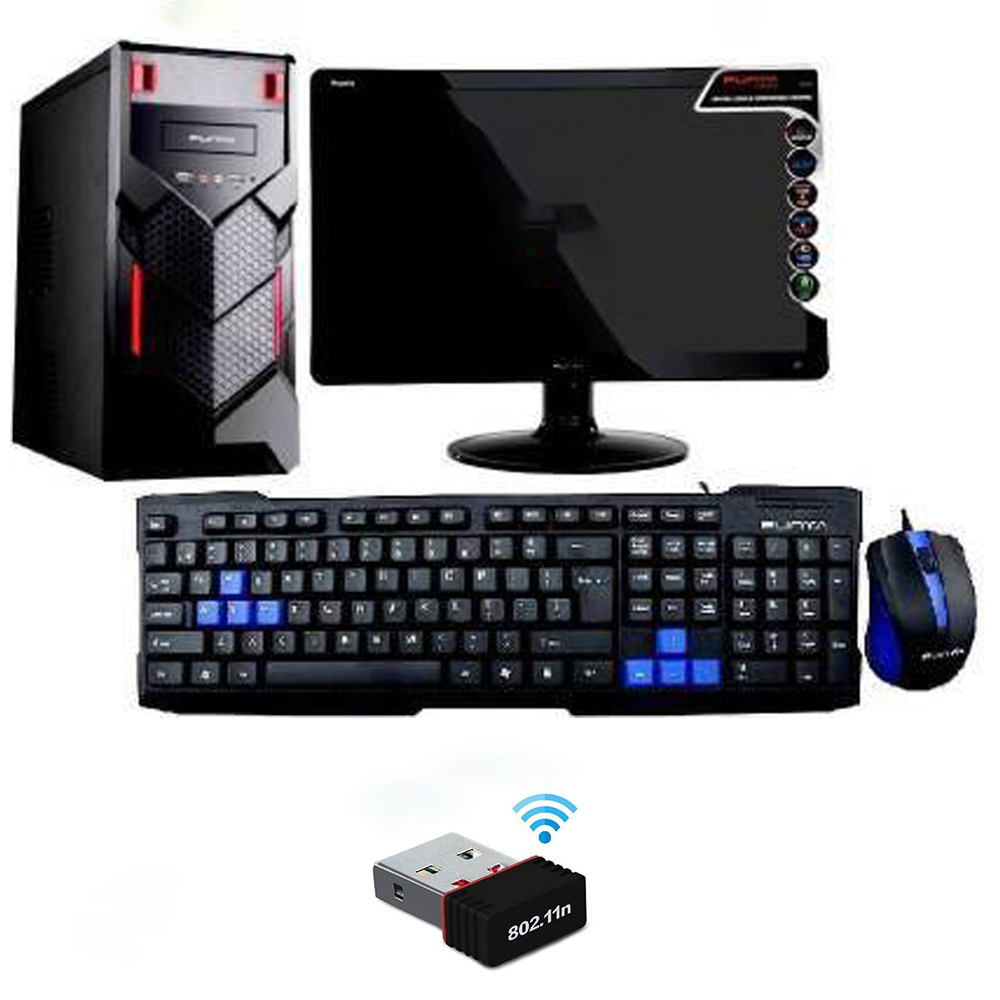 Computer Desktop With Wireless Wifi Desktop Computer Assemble With Ssd 256GB/ Intel Core i3/ 8 GB Ram ...