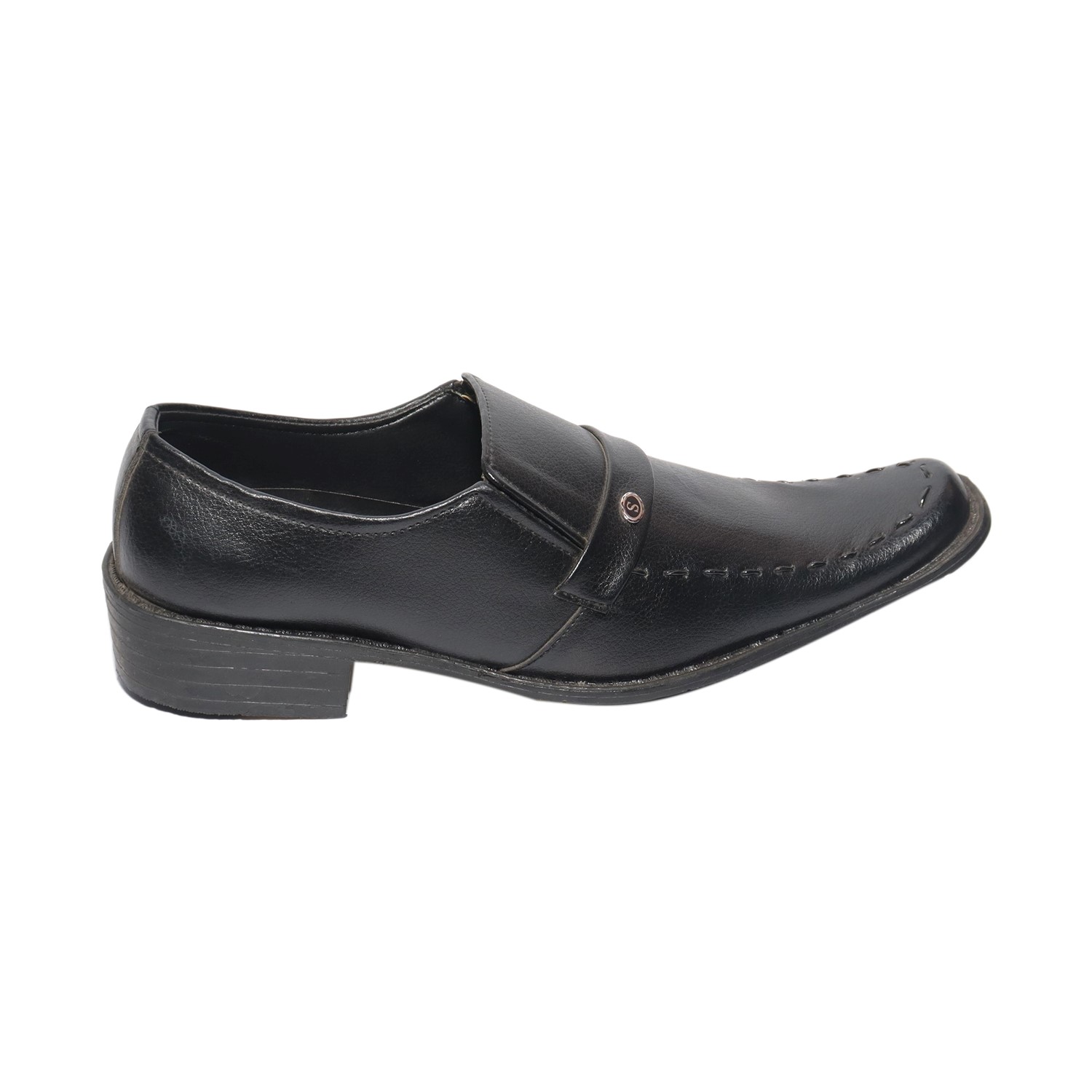 leather formal shoes for men without lace