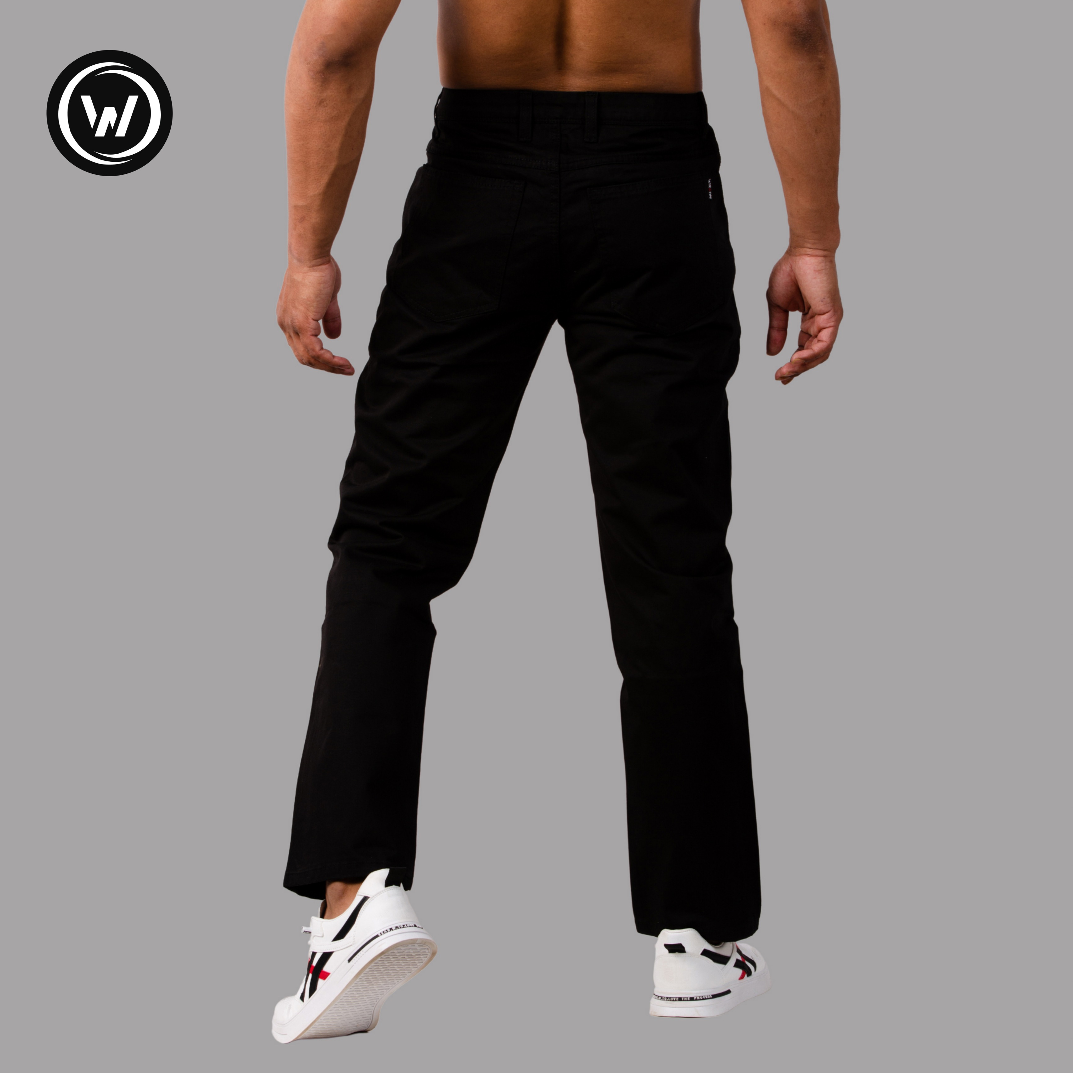 Wraon Black Regular Fit Solid Premium Cotton Jeans Pant For Men - Fashion, Pants For Men, Men's Wear, Jeans Pants