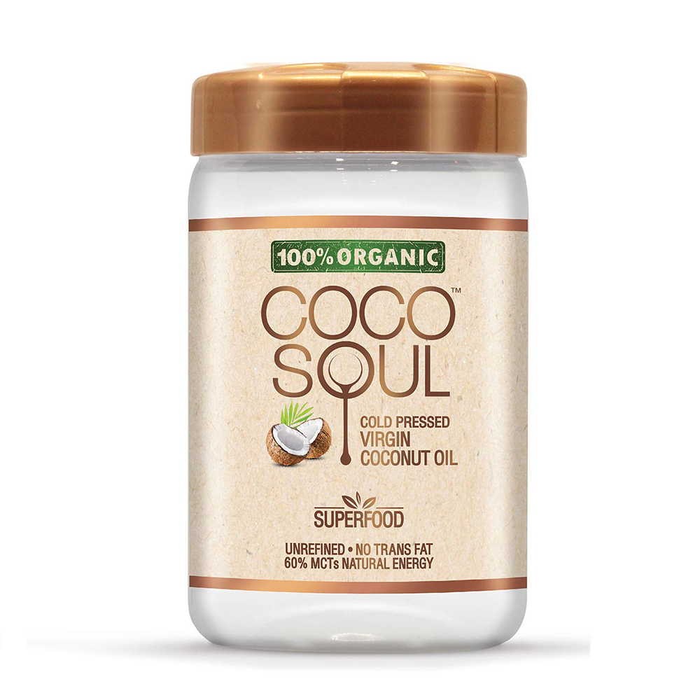 COCO SOUL Cold Pressed Virgin Coconut Oil 100 Natural Unrefined No