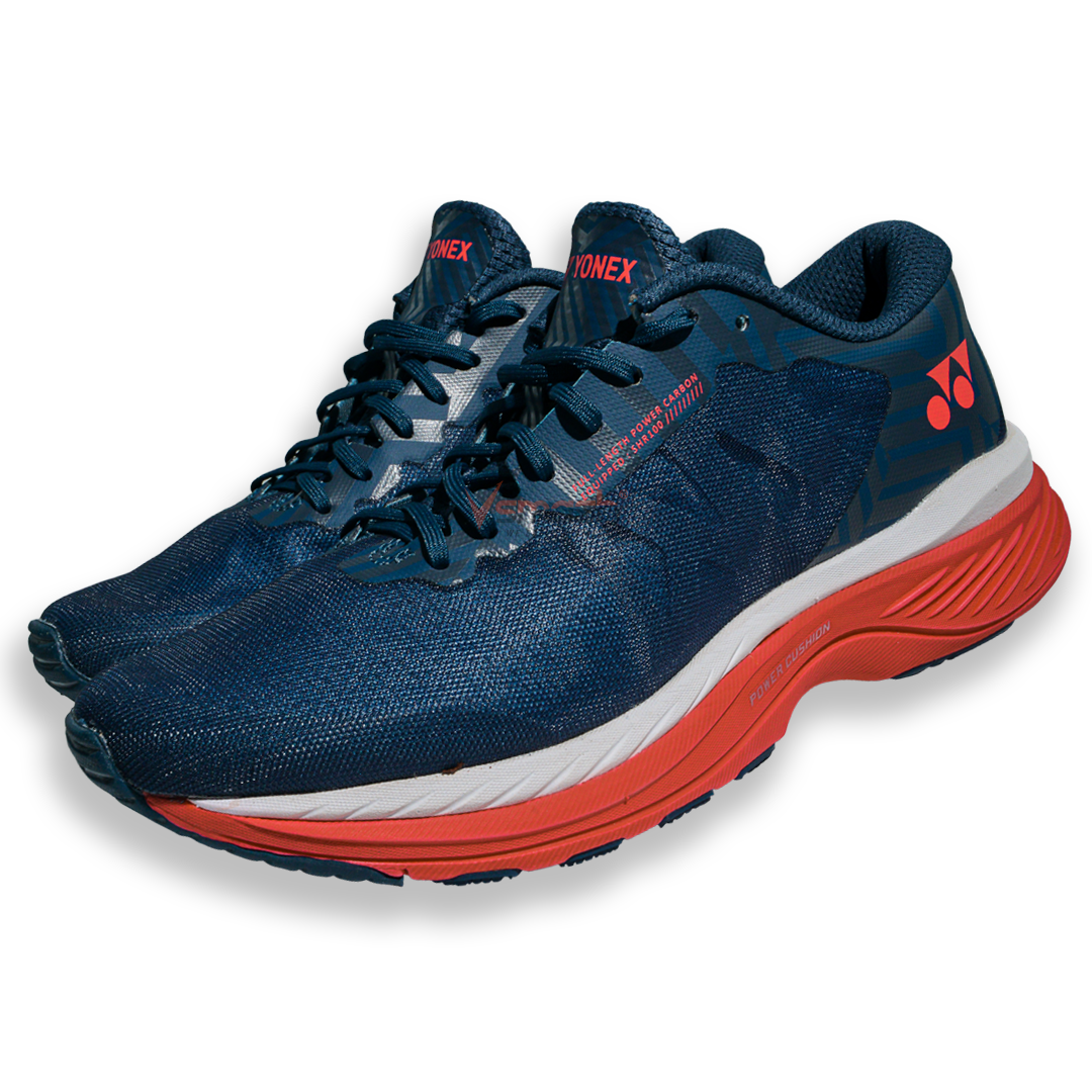 YONEX Saferun 100 Power Cushion Sports Shoes Navy Red