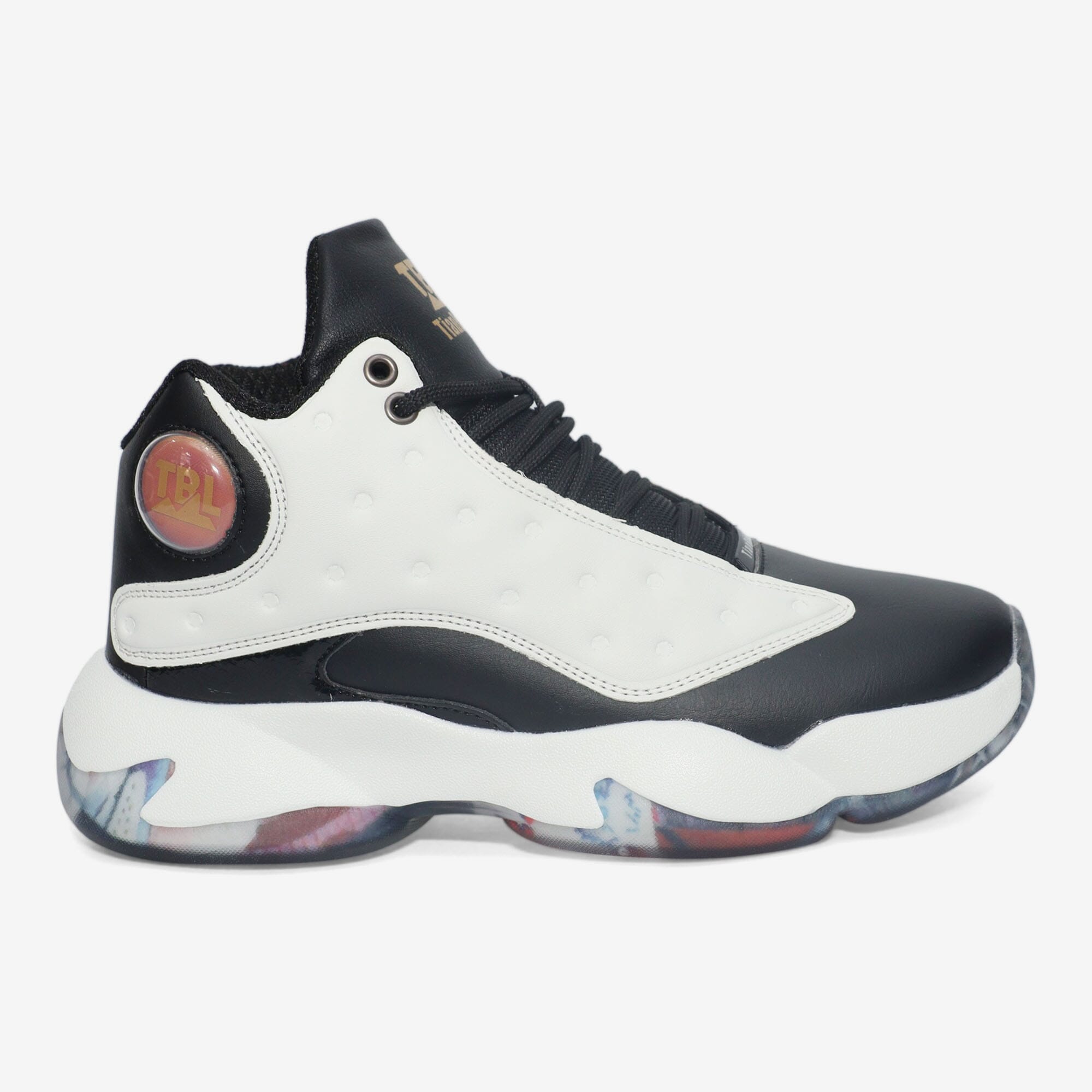 Black/White TBL Stylish Sneakers Shoes For Men