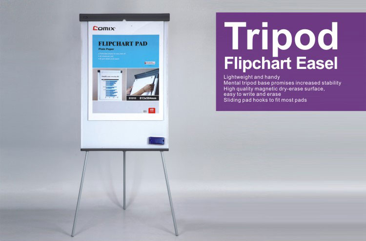 Comix Flip Chart Board Tripod Easel 2ftX3ft (Model No. BM9866A) | Daraz ...