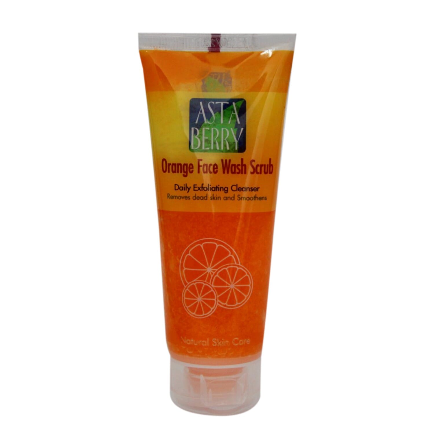 orange scrub face wash