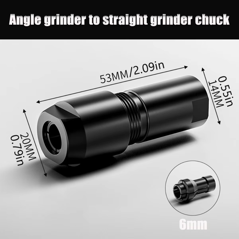 Grinder Multi Adapter New 3/6mm Angles Grinders Attachment Multi-function Durable Thread ...
