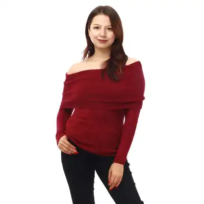 Woolen off best sale shoulder tops