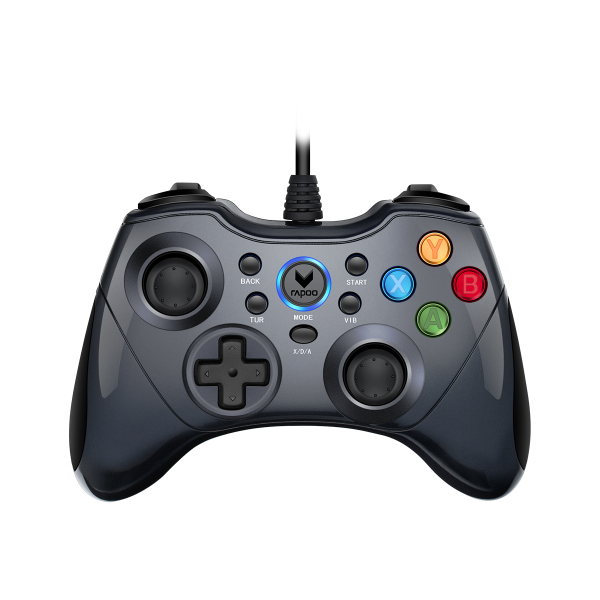 Rapoo V600 Wired Ergonomic Vibration Shock Controller Gaming Controller