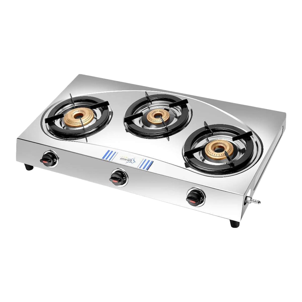 three burner automatic gas stove