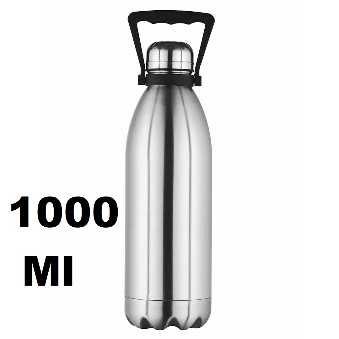 1000 Ml Stainless Steel Insulated Water Bottle Liter Thermos