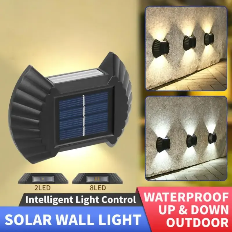 Solar Up Down Wall / Fence Lights Waterproof And Fully Automatic ...