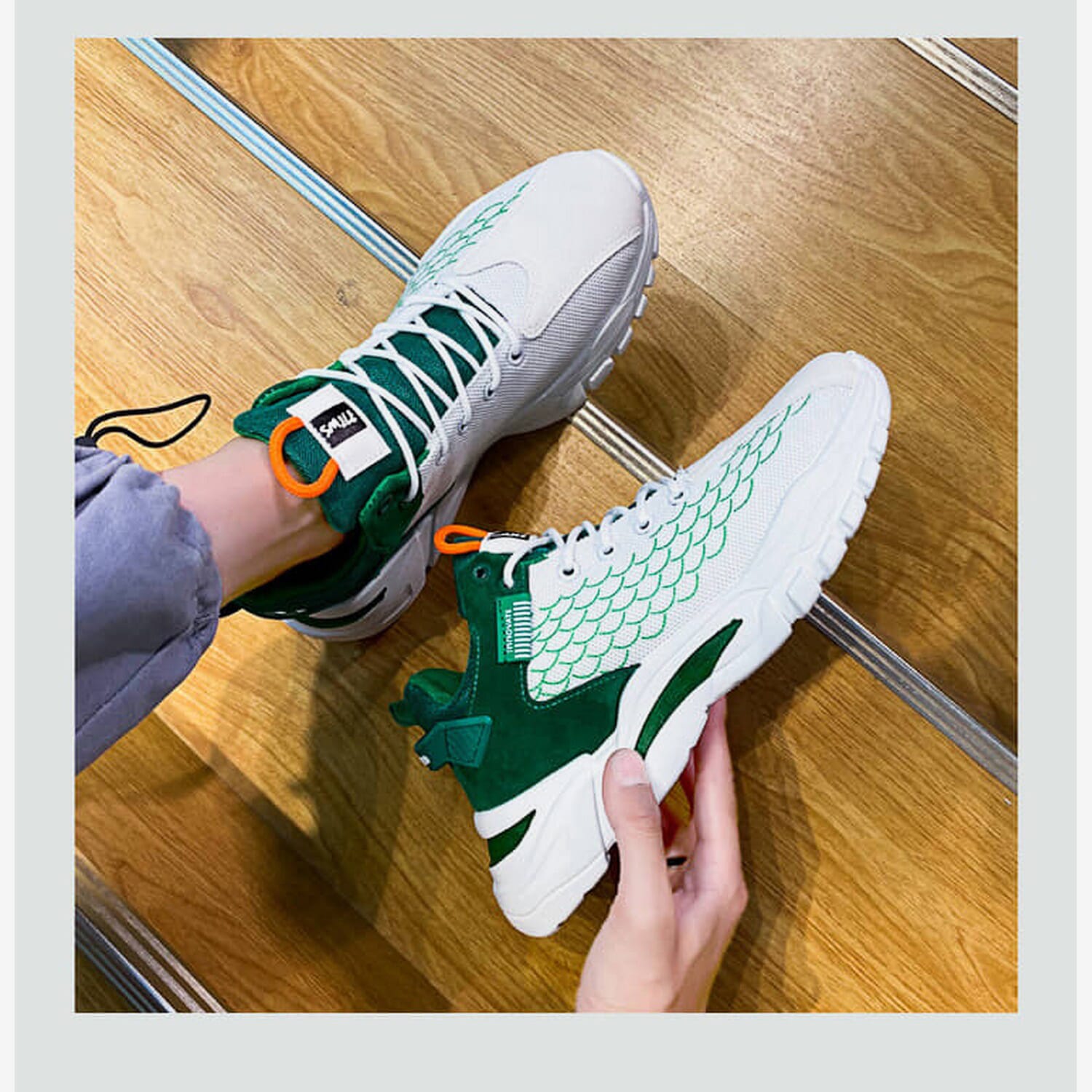 trendy chunky sneakers