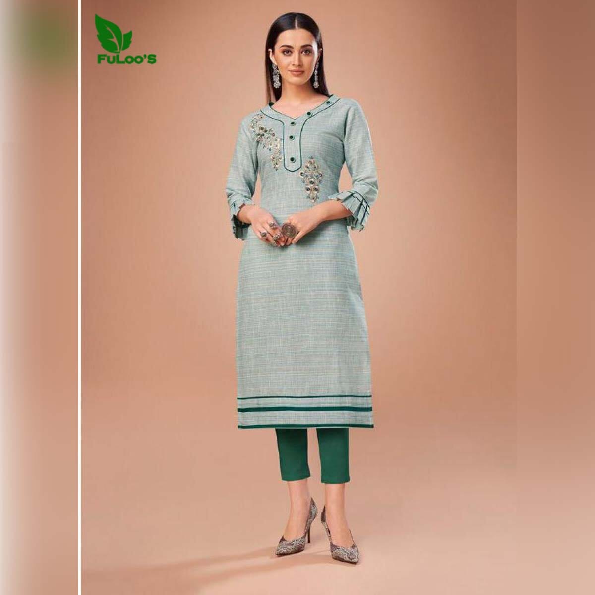 designer handloom kurtis