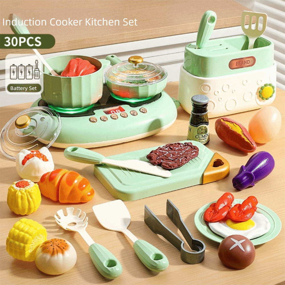 Play House Acousto-Optic Spray Simulated Cooking Toys Electric Rice ...