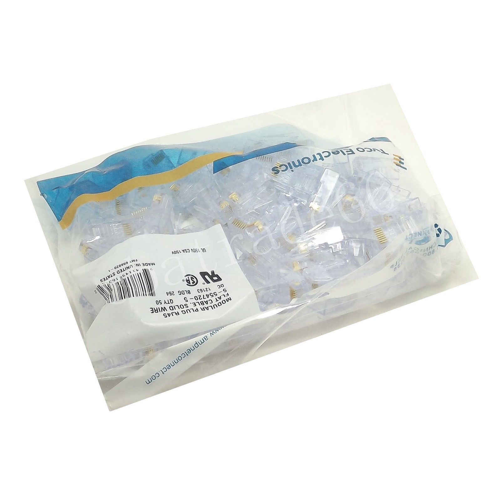 AMP Tyco RJ45 CAT6 crystal head 100pc