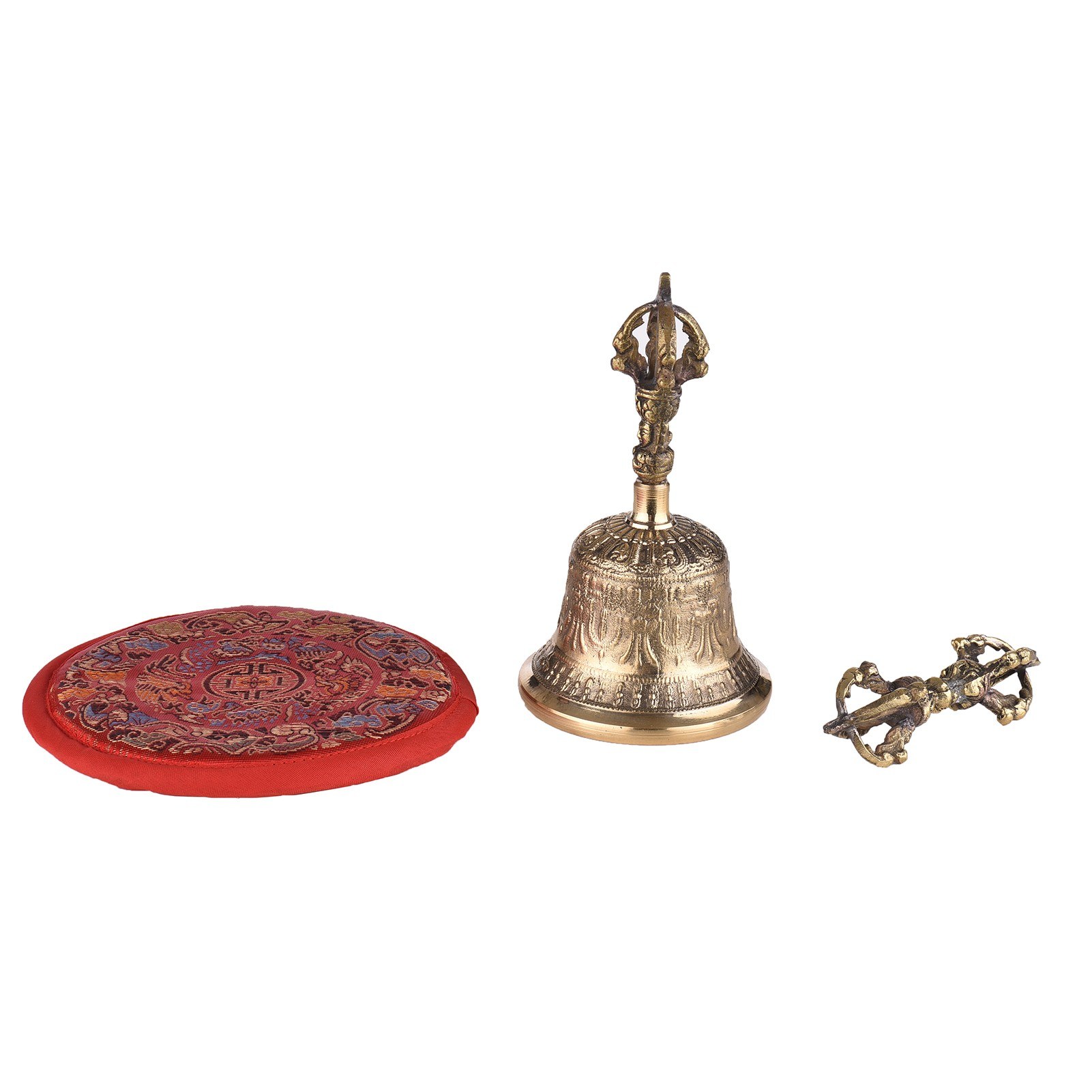 Milisten 3pcs Diamond Bell Storage Bag Vajra Bell Organizer Bag Cvajra