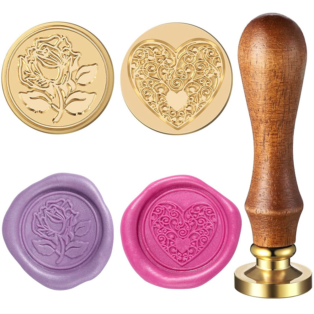 thumbnail image 2 of CRASPIRE Cat Wax Seal Stamp - 30mm Brass Head With Wood Handle For Invitations & Gift Wrapping 2 of 11