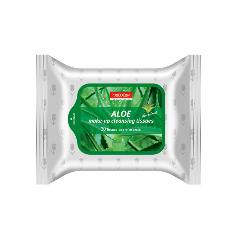 Purederm Makeup Tissues Aloevera 30 Pcs
