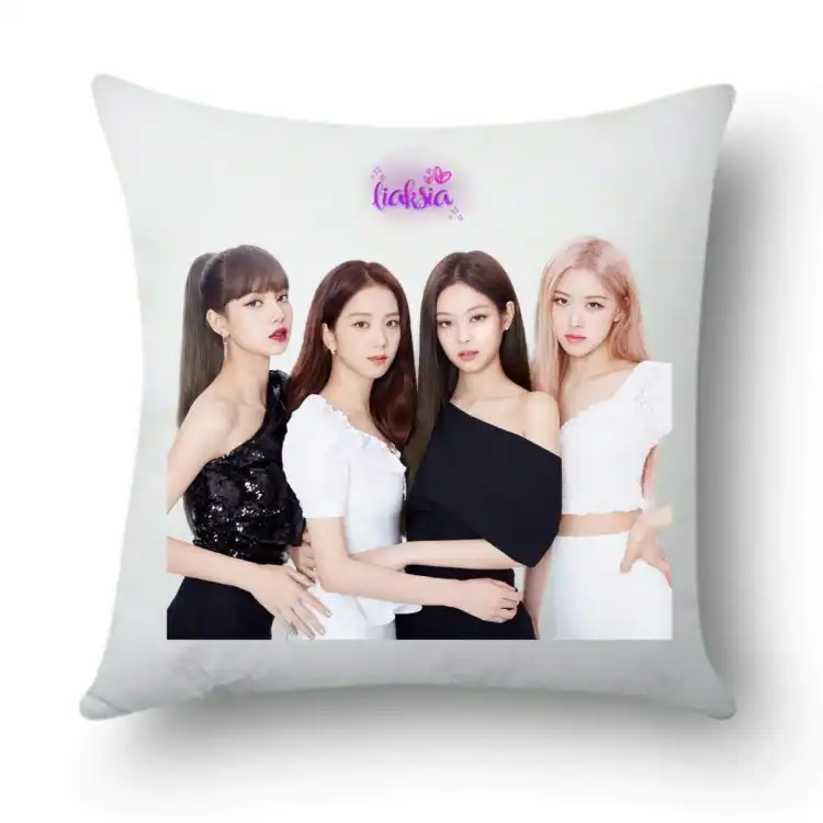 Black pink outlet cushion