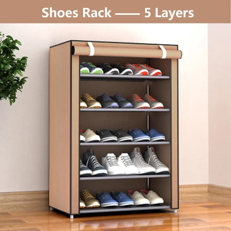 Fancy shoe store rack