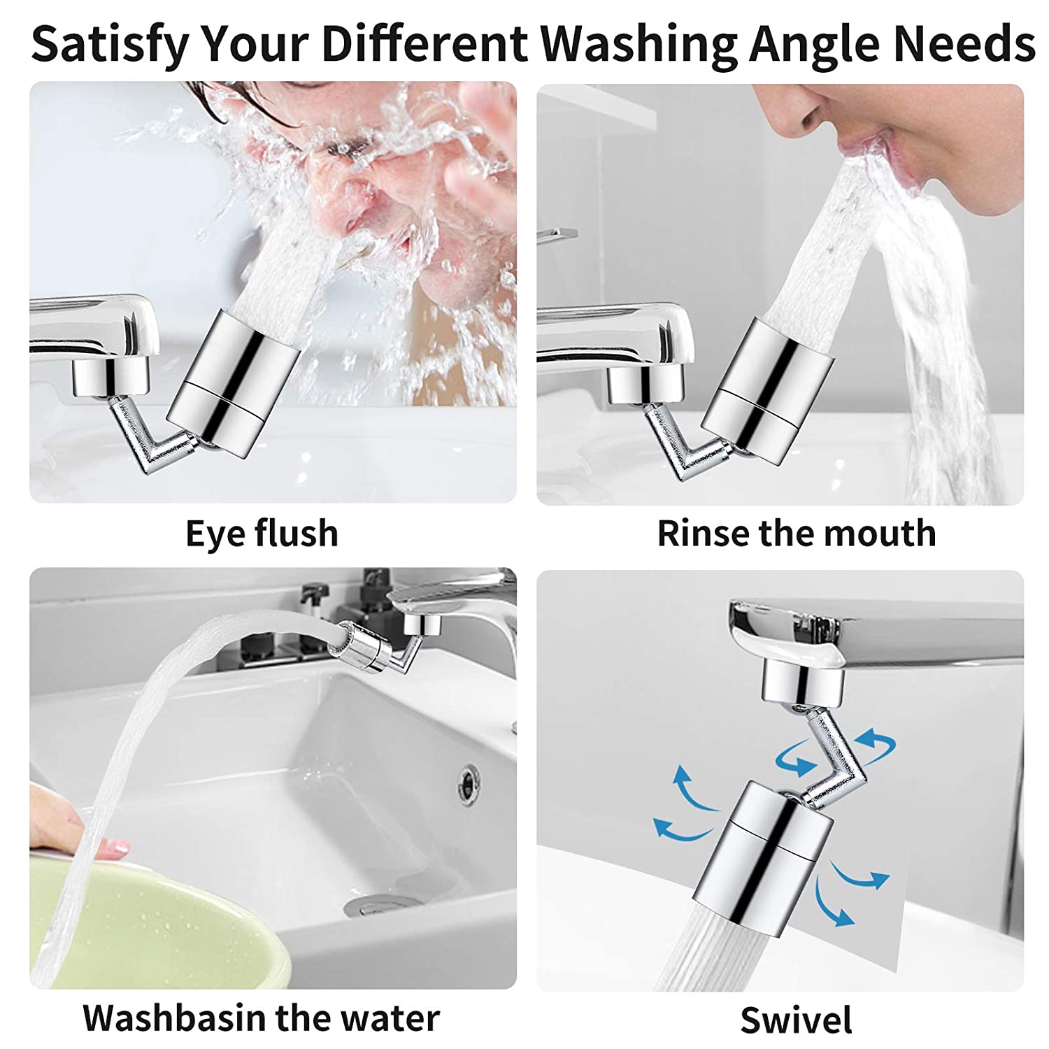 720 Degree Swivel Movable Kitchen Sink Faucet Aerator
