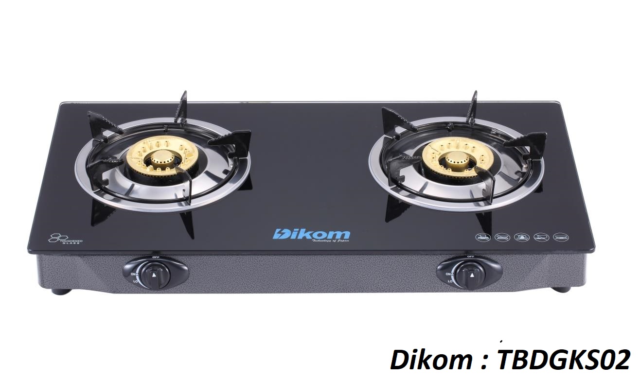 Electron Heavy Glass Top Gas Stove 3 Burner
