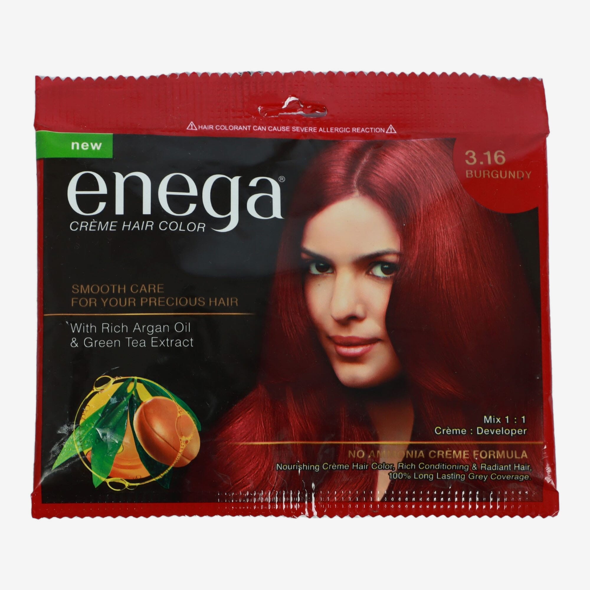 Enega Advanced Perfect Hair Color  ENEGA Cream Hair Colour Flame RED  100  Ml  SahiSahiLagao