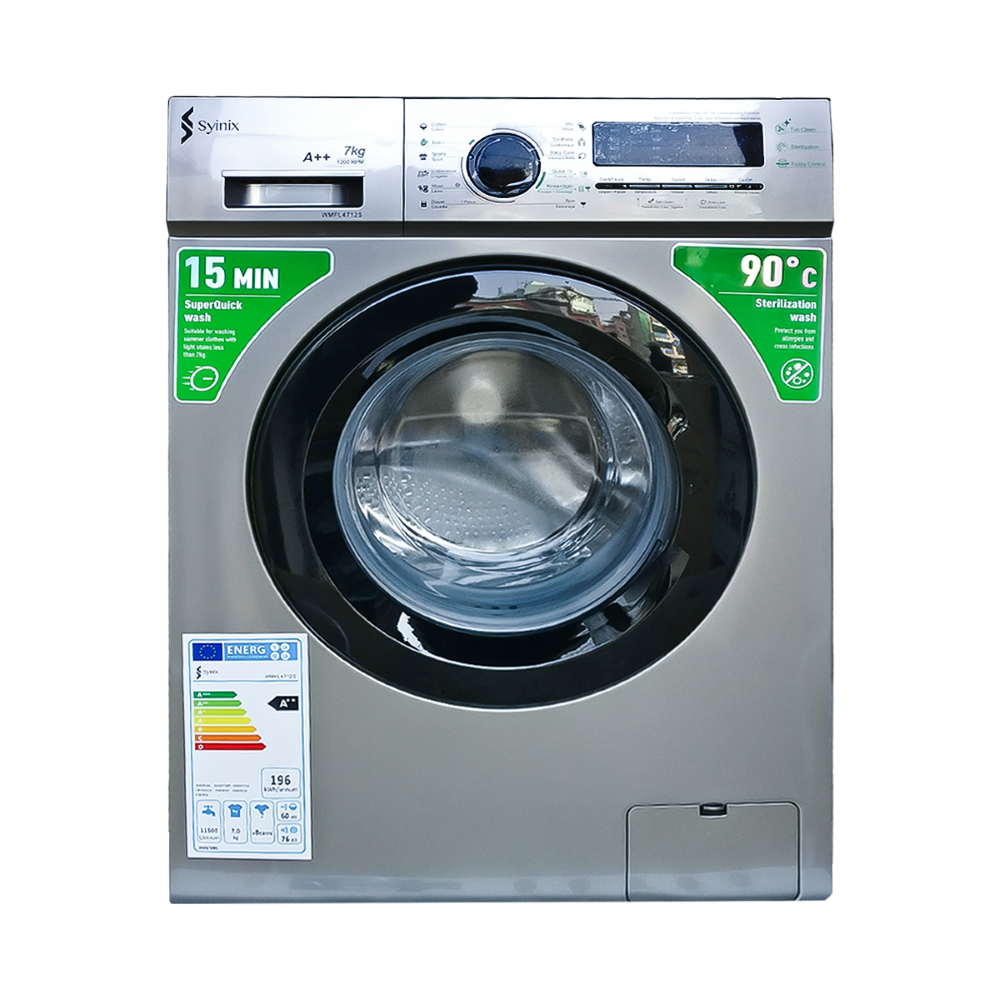 syinix washing machine 12kg