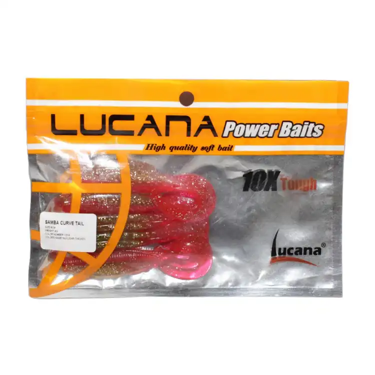 Red Lucana Power Baits Set Of 5
