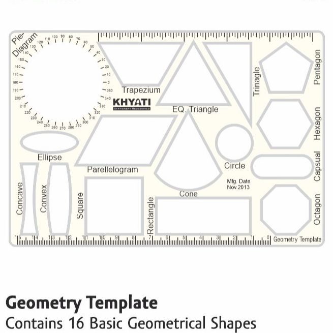 Khyati Geometry Template- D220 | Daraz.com.np