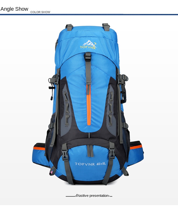 70 Liters Outdoor Waterproof Men Mountain Climbing Sports Rucksack ...