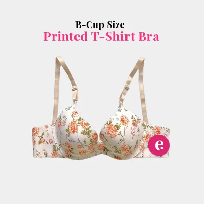 B Cup Size Comfortable Printed Bra For Girls - eleve lingerie