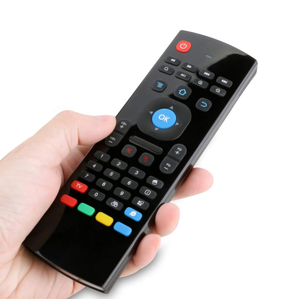 Air Fly Mouse Universal Smart Remote With Keyboard For Smart TV Android ...