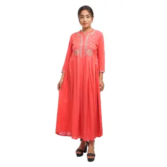 cotton frock style long kurtis