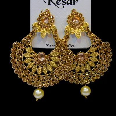 Real Diamonds Party 14k gold with white cutdiamond hip hop hand Earrings,  14 Kt at Rs 17200/pair in Surat